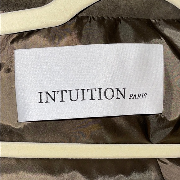 REAL LEATHER PUFFER JACKET-Intuition Ally Shrt - Picture 5 of 6